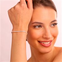 Armband Bronzallure Dame Altissima in Bronze Cubic Zirconia WSBZ00633WR - WSBZ00633WR